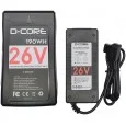 Комплект D-Core 26V 190wh V-mount із зарядним пристроєм для камер та відеосвітла