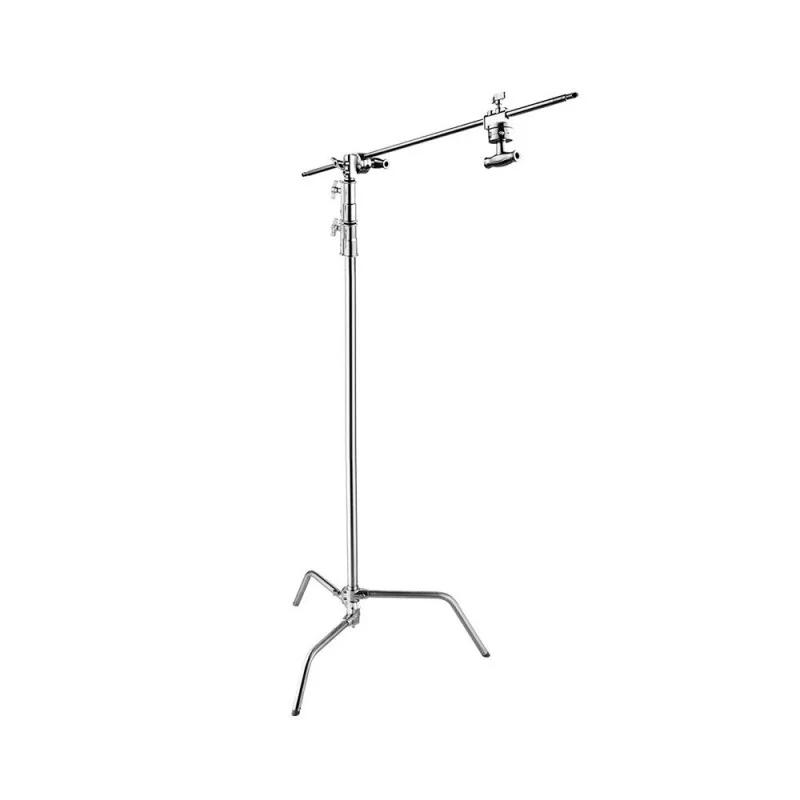 Studio stand E-Image LCS-03 with Grip Head mounts and remote holder