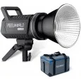 FeelWorld FL125D lamp with reflector on professional shooting