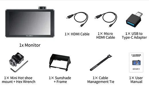 FEELWORLD SC6 що в комплекті