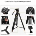Штатив K&F Concept VA3 з відеоголовою BV10 – професійне рішення для операторів та відеографів
