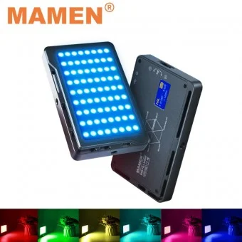 MAMEN LED-72R Compact RGB LED Video Light