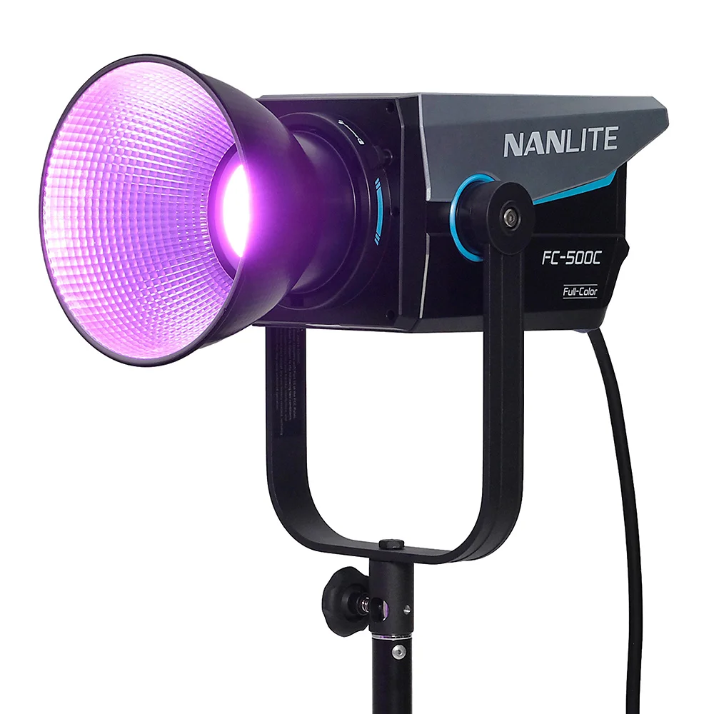 Світлодіодний прожектор Nanlite FC-500C RGBW кольорове світло для фото та відео