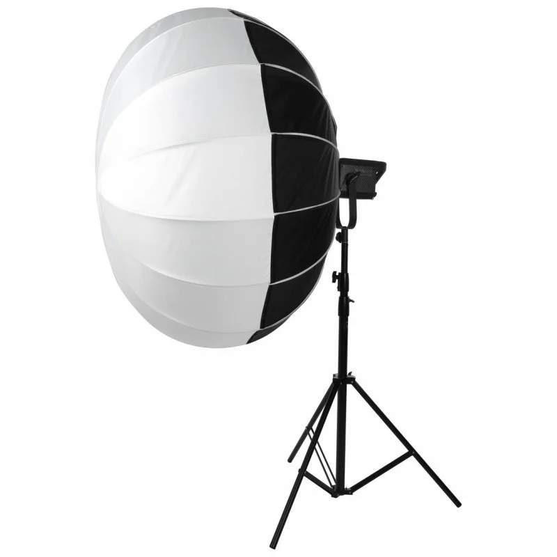 Softbox Lantern LT-120 with a spherical shape for uniform lighting