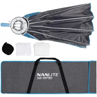 Параболічний софтбокс Nanlite Rapid 90 з стільниками та кріпленням Bowens