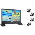 SEETEC 15.6 4K IPS UHD 3840x2160 SDI 4xHDMI Quad Split Broadcast Monitor 4K156-9HSD