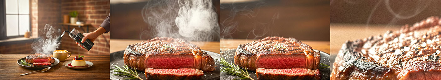 Портативная дым-машина LENSGO Smoke GO для фуд фотографии