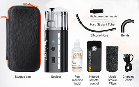 Комплектация дым-машины LENSGO Smoke GO